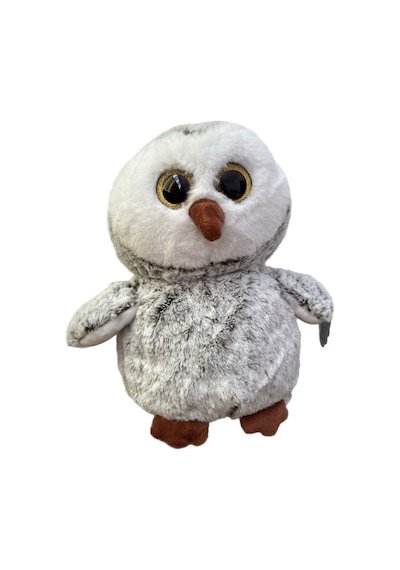 Sevimli Baykuş Kanatlı 30 Cm Uyku Arkadaşım Peluş Oyuncak Gri