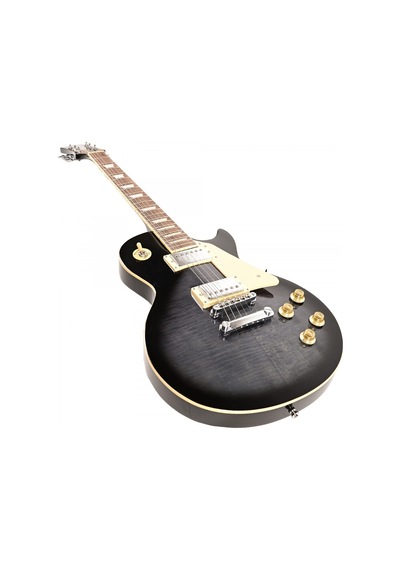 Madison Meg-lpf-tbk Elektro Gitar Trans Siyah Les Paul Tarzı