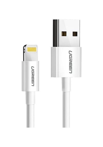 Ugreen iPhone Apple Uyumlu iOS Şarj Ve Data Kablosu Mfi Sertifikalı Beyaz 2 Me