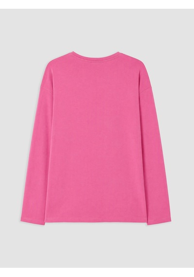 Lcw Young Pembe Kelebek Nakışlı Kadın Pijama Üstü Diğer