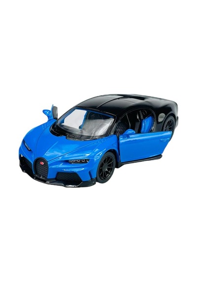 Kinsmart Bugatti Chiron Supersport 1:38 Mavi Çek Bırak Model Araba