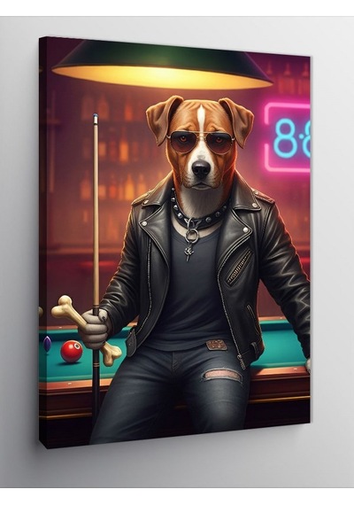 Kanvas Tablo Casus Köpek 50cmx70cm