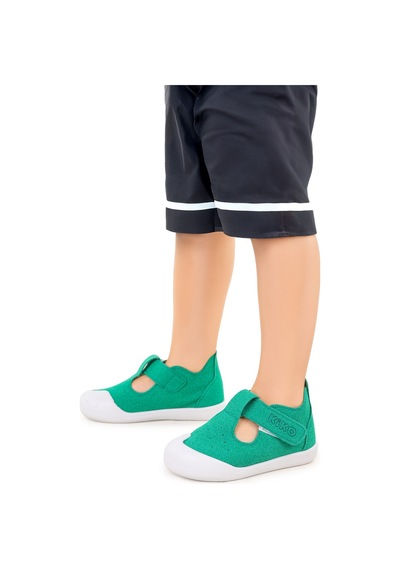 Kiko Kids Elroy Cırtlı Erkek Bebek Günlük Ayakkabı Yeşil