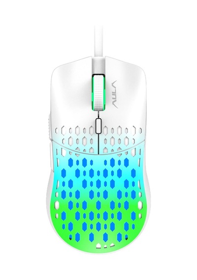 Aula S11 Pro 3600dpı Rgb Optik Gaming Mouse Yeşil Sku: Zeus8690010107114