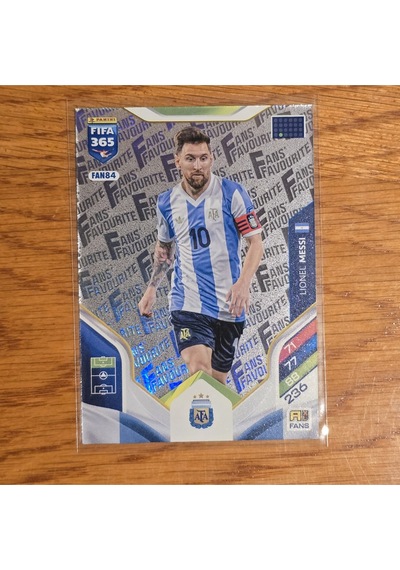 2026 Lionel Messi Fans Favourite Silver Oyun Kartı - Fan84