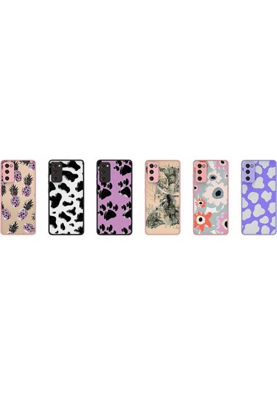 Galaxy S20 Fe Kılıf Desenli Kamera Korumalı Parlak Zore Nora Kapak NO3