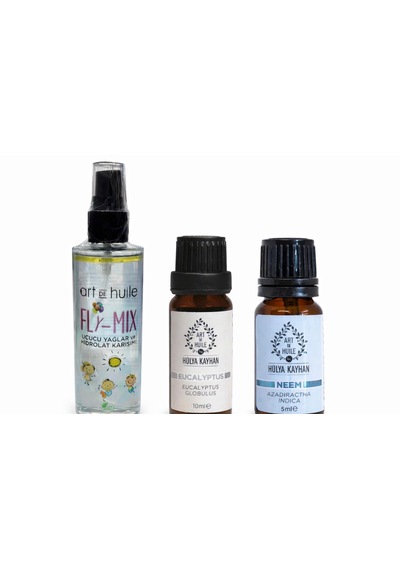 Art De Huile Fly Mix 100 Ml- Eucalyptus 10 Ml - Neem 5 Ml