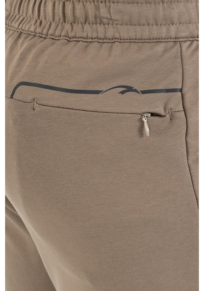 Maraton Sportswear Regular Erkek Ribana Paça Basic Kakao Eşofman Altı 21716 Kahverengi