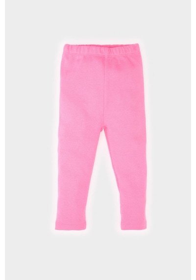 DeFacto Kız Bebek Beli Lastikli Fitilli Kaşkorse Tayt E6364A525SPPN43 Pembe