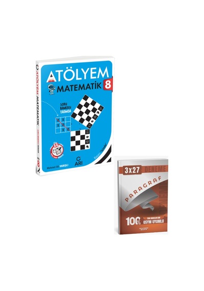 Arı 2027 8. Sınıf Matematik Atölyem+ Anla Kazan Paragraf