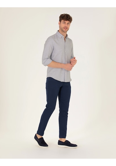 Pierre Cardin Erkek Lacivert Kanvas / Chino Pantolon 50268095-vr033 Lacivert