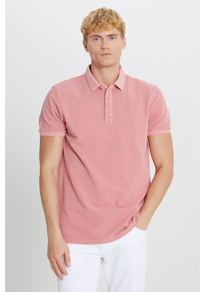 AC&Co / Altınyıldız Classics Erkek Gul Kurusu %100 Pamuk Slim Fit Dar Kesim Polo Yaka Tişört Gul Kurusu