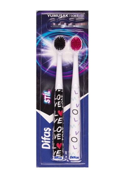 Difaş Stil 2li Diş Fırçası - 5 Adet Tarı