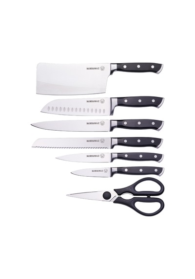 Korkmaz Pro Blade 8 Parça Bıçak Seti A681 Gri - Siyah