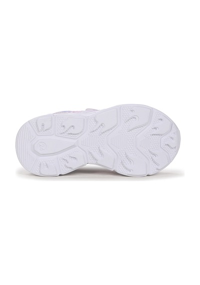 Kiko Kids Teno Cırtlı Işıklı Kız Bebek Spor Ayakkabı Lila Lila