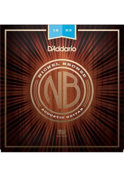 Daddario Nb1253 Akustik Gitar Tel Seti Nickel Bronze, .012-.053