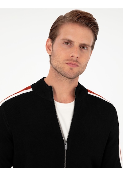 Pierre Cardin Erkek Siyah Hırka Triko 50296447-vr046 Siyah
