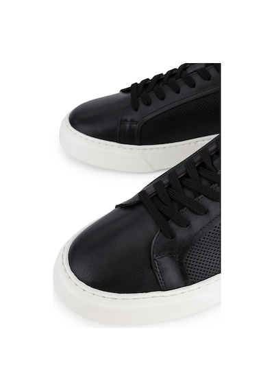 Tamer Tanca Erkek Hakiki Deri Siyah Sneakers & Spor Ayakkabı 13 2033 Erk Ayk Sk26-27 Syh/byz Tbn Siyah1