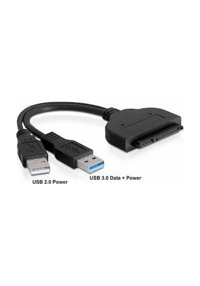 SSD HDD Bağlantı Kablosu USB 3.0 2.5" Sata Harici Disk Kablo USB