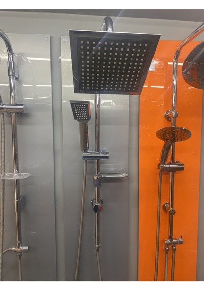 Mare Banyo Döner Lavabo Mutfak Bataryası Ve Tema 53260 Raın Pratik Tepe Duş Seti Krom