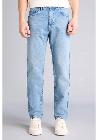Defacto Tapered Fıt Pantolon Mavi