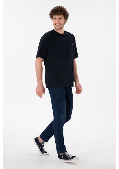 U.S. Polo Assn. Erkek Comfort Fit Bisiklet Yaka Lacivert Tişört 50305990-VR033 U.S. Polo Assn. Erkek Comfort Fit Bisiklet Yaka Lacivert Tişört 50305990-VR033
