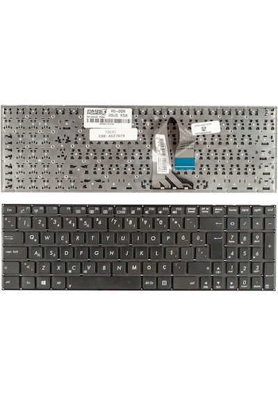 Asus Uyumlu K56Cb-Xo029H. K56Cb-Xo030D Notebook Klavye Siyah Tr