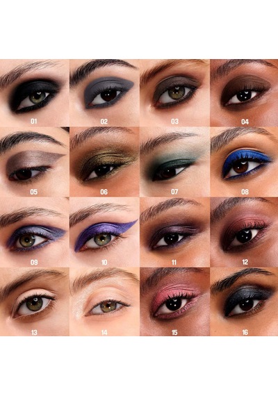 Make Up For Ever Aqua Resist Color Pencil - Suya Dayanıklı Göz Kalemi, 24 Saat Kalıcılık - 01 Whatever Black Diğer