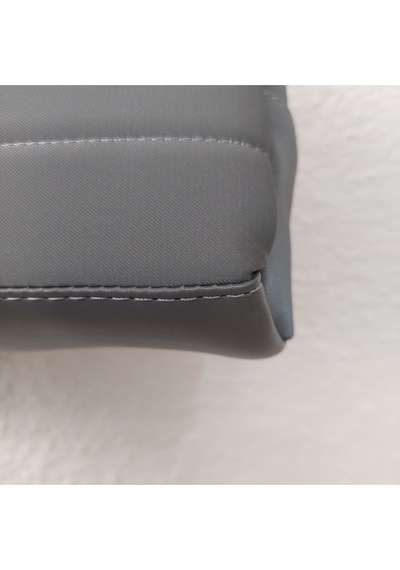 Newish Polo Portföy Stil Çift Gözlü Makyaj Ve El Çantası-dokulu Model Gri