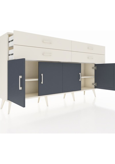 Arges Konsol 2 Raflı 4 Çekmeceli 8 Kapaklı 176x30x99 Aytaşı-antra Aytaşı-antrasit/aytaşı Arges Konsol 2 Raflı 4 Çekmeceli 8 Kapaklı 176x30x99 Aytaşı-antra Aytaşı-antrasit/aytaşı