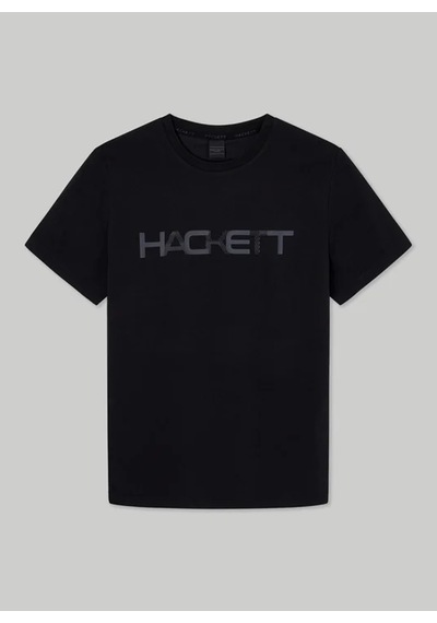 Hackett Siyah Erkek Pamuklu T-shirt Hm500783