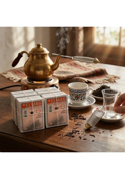 Elmas Kirpi Çay Süzgeç- 100'li Paket Diğer