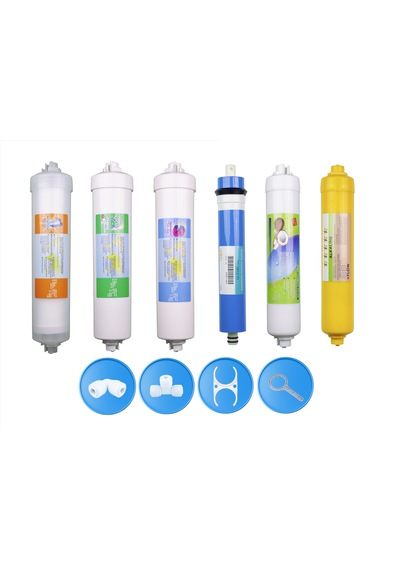 Su Arıtma Cihazı Membranlı İnline 6'lı Filtre Set