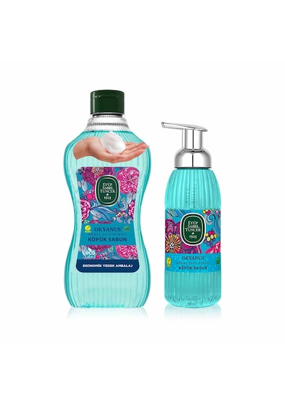 Eyüp Sabri Tuncer Okyanus Doğal Zeytinyağlı Köpük Sabun 1.5 Lt + 500 Ml - Lansman Set