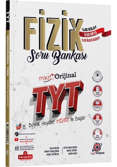 Orijinal Mikro Tyt Fizik Soru Bankası