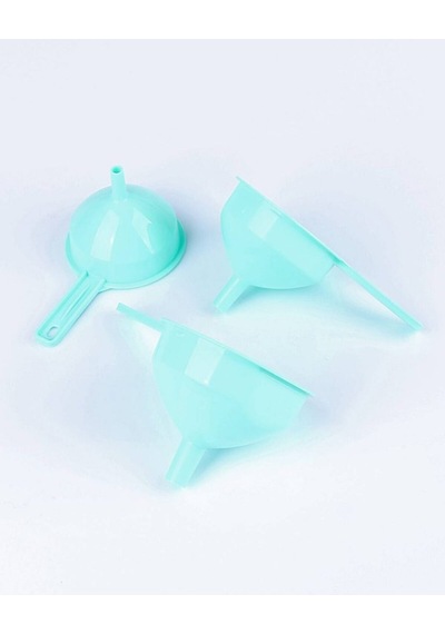 Pratik Limon Sıkacağı + 3 Boy Huni - Kullanışlı Mutfak Araçları - 2li Set R1e9s0 Sert Plastik Diğer