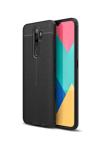 Oppo A9 2020 Deri Desenli Kamera Korumali Kalite Silikon Kilif 419296382