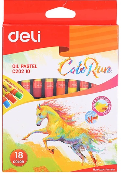 Deli Colorrun Yağlı Pastel 18'li 20210