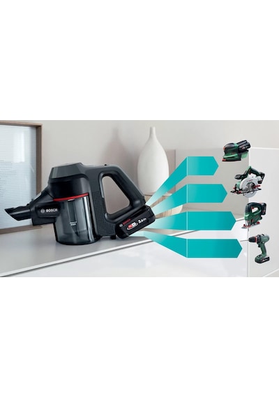 Bosch BBS712A (2 Bataryalı) Dikey Şarjlı Süpürge