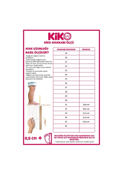 Kiko Kids Carde Günlük Cırtlı Kız Çocuk Spor Ayakkabı Bebe Mavi