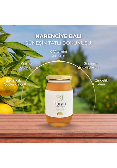 Turan Bal ve Yöresel Narenciye Balı 850 G