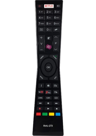 Lcd Led Kumanda Vestel Uyumlu Netflıx Youtube Play Tuşlu Rc0319 Rml-273