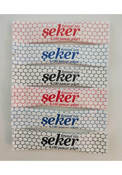 Sek Şeker Karışık Renkli Stick Toz Şeker 2000 x 3 G
