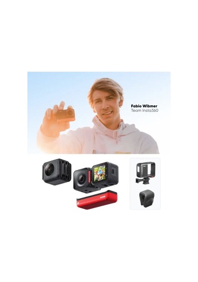 Insta360 One Rs Twin Edition Siyah/kırmızı Aksiyon Kamerası