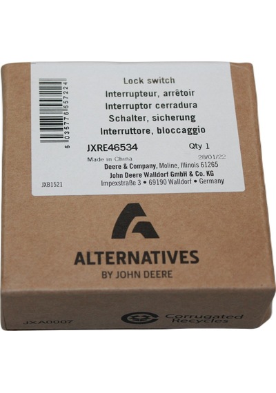 John Deere 210G 310G 410G Diferansiyel Kilit Şalteri RE46534 6J-1704 6J-1904