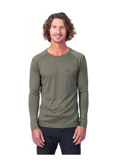 Hannah Taran L/s Uzun Kollu Erkek T-shirt Haki