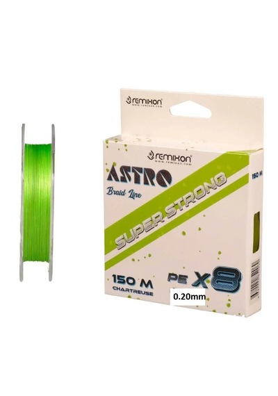 Remixon Astro 8x 0.20mm 150m Chartreuse İp Misina