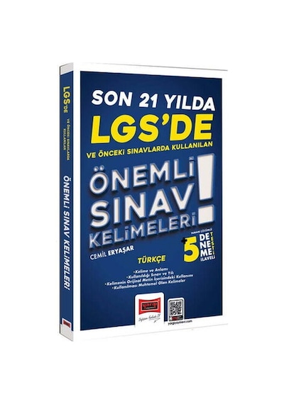Yargı Yayınları Lgsde Son 21 Yılda Çıkan Önemli Türkçe Sınav Kelimeleri Yargı Yayınları