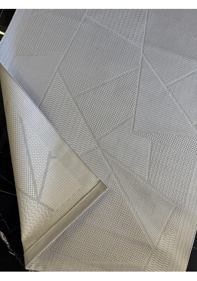 Eko Mono Mno Lux 01 Grey Hav Toz Vermez Kaymaz Tabanlı Şık Kilim Gri