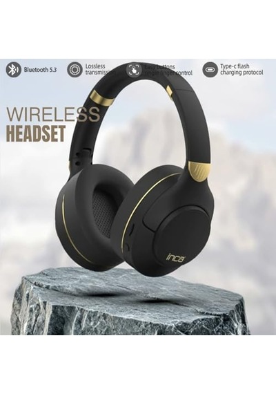 Ibk-503s Kablosuz 5.3 Bluetooth Hafıza Kart Destekli Kulak Üstü Kulaklık Siyah 400mah 12 Saat Pil Ömrü Bluetooth M